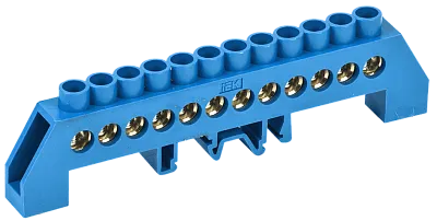 Шина нулевая в комб. DIN-изол "Стойка"  ШНИ-8x12-14-Д-КС-С ИЭК