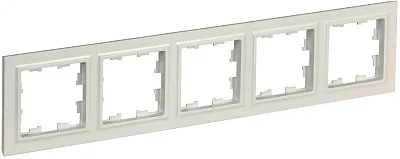 ИЭК Брайт Рамка 5-я РУ-5-БрЖ жемч. IEK