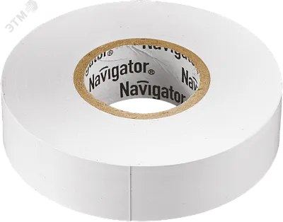 Изолента ПВx 0,13x15ммx20м белая Navigator 71102