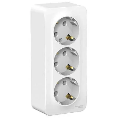 ШЭ БЛАНКА Роз. 3-ая о/у, з/к б/шт 16А  (белый, изол. пл.) (5шт) BLNRA010311