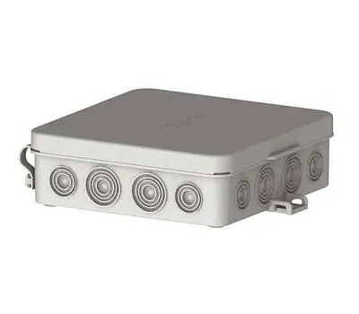 Коробка расп. о/п 103x103x32 IP54 16ввода с крыш. с мембр. уплотн. HEGEL КР2504-И (50шт/уп)