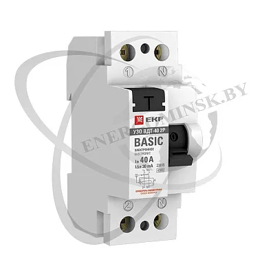 УЗО 3ф. 63А  30мА 4п. (ВДТ-40) EKF Basic