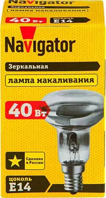Лампа R50  40W Е14 NI-R50-40-230-Е14 Navigator 94 319