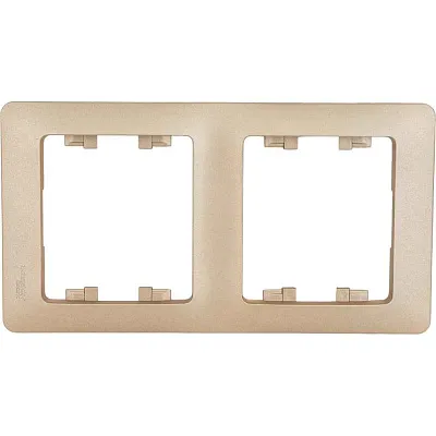 ШЭ Глосса Рамка 2-я верт.   GSL000406 (титан) (30шт/уп)