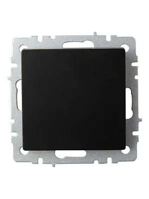 ИЭК Брайт Выкл. 1-кл. с/у  10А IP20 ВС10-1-0-БрЧ черный IEK