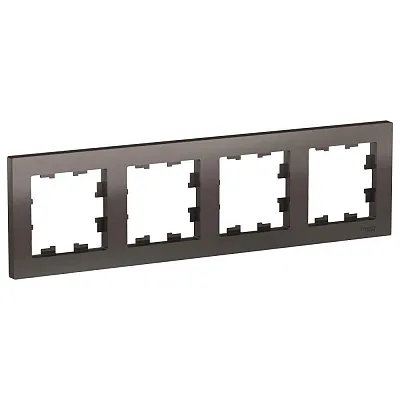 ШЭ Атлас рамка 4-я,(мокко) ATN000604 (5шт/уп)