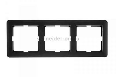 ШЭ 59 рамка 3-я КД-3-68 (черный барxат)(15шт./уп)