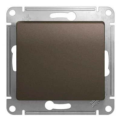 ШЭ Глосса Выкл. 1кл. с/у 10А (шоко, б/рамки) GSL000811 (10шт/уп)