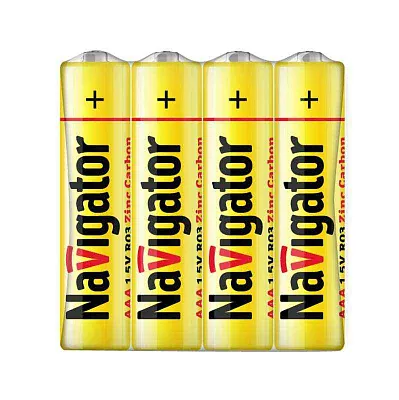 Элемент питания ААА NBT-NS-R03-BP4 (уп.4шт) Navigator 94767