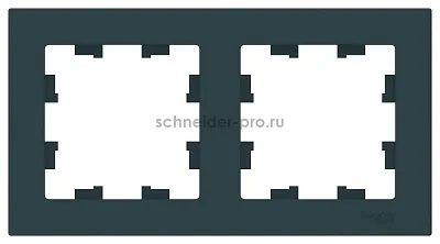 ШЭ Атлас рамка 2-я,(изумруд) ATN000802 (10шт/уп)