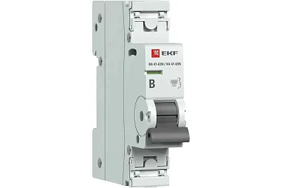 Автомат  1п 25А (B) (ВА 47-63N) 6кА EKF PROxima
