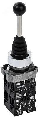 Джойстик LA167-PA14 , 4 пол. с фиксацией черный ИЭК