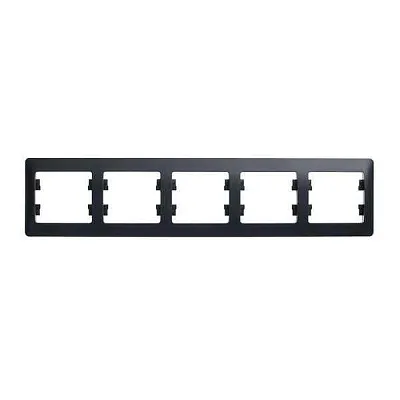 ШЭ Глосса Рамка 5-я гориз. GSL000705 (антрацит) (5шт/уп)