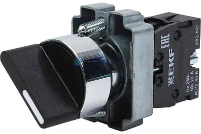 Переключат. LAY5-BJ25 на 2 полож. черн. I-O дл. ручка ИЭК BSW70-BJ-2-K02