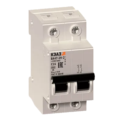 Автомат  2п 13А (D) (ВА 47- 29) ИЭК