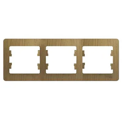 ШЭ Глосса Рамка 3-я гориз. GSL000503 (дуб) (15шт/уп)