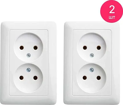 ШЭ xит Роз. с/у 2-я без/ЗК без/шт 16А (белый)(80шт) RS16-235-B