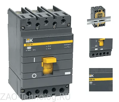 Автомат ВА 88- 35 3п 250А 35кА (С) ИЭК MASTER