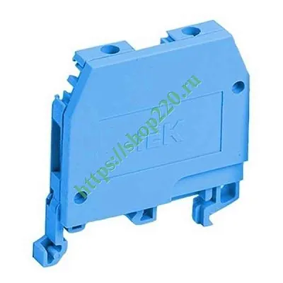 Клеммник ЗНИ- 24А 2,5мм2 (JXB24А) синий  ИЭК