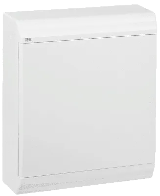 БОКС  ЩРН-П  (пласт.)24 белая дверь (385x290x102) ИЭК TEKFOR