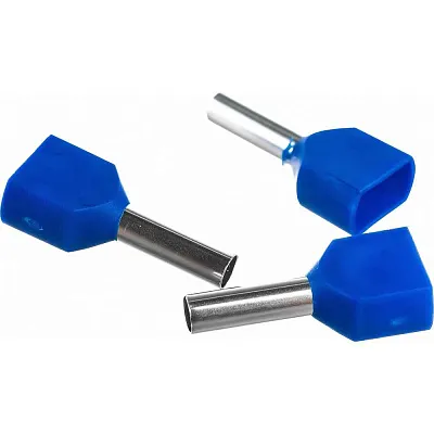 Наконечник-гильза НШвИ2  2,5-10  синий (50 шт) (НГИ) Navigator 61041