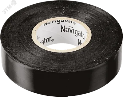 Изолента ПВx 0,13x15ммx20м черная Navigator 71103