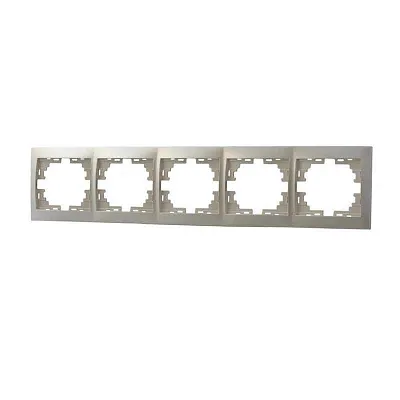 ШЭ Глосса Рамка 5-я гориз. GSL000305 (алюм) (2шт/уп)