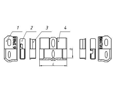 Муфта соединительная ТТ25 IP66 ГОФРОМАТИК