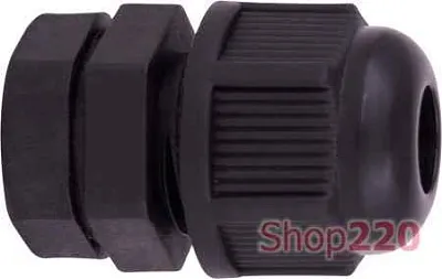 Кабельный ввод ВКС-ПР-M16-8-L8 черный IP68 ГОФРОМАТИК