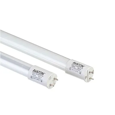 Лампа ЛЕД  Т8- 9Вт 600мм 4К прозр. 80 CRI G13 П AC 25x1 ФС