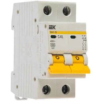 Автомат  2п 40А (C) (ВА 47- 29) ИЭК