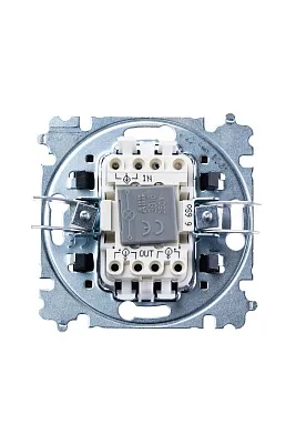 ШЭ Глосса Перекл. перекрестный 1кл. с/у (антрацит, б/рамки) GSL000771 (20шт/уп)