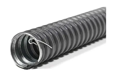 Металлорукав в ПВХ изоляции МРПИ нг 16 (50 м/уп.) с протяжкой ГОФРОМАТИК