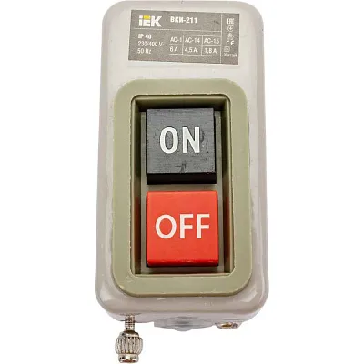 Пост выключ. ВКИ-211 3Р  6А 230/400В IP40 (ИЭК) РФ