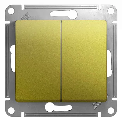 ШЭ Глосса Выкл. 2кл. с/у 10А ФИСТАШ, б/рамки) GSL001051 (20шт/уп)