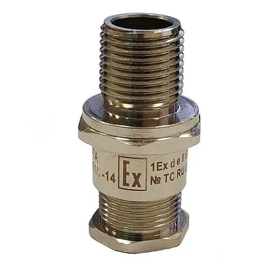 Ех-кабельный ввод ВКВ2-ЛР-М63-57 1Ex db e II Gb X ГОФРОМАТИК