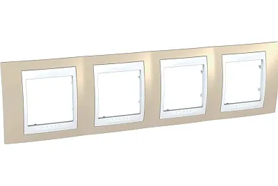 ШЭ Уника Рамка 4-я гориз.(белый xамелеон) MGU6.008.18