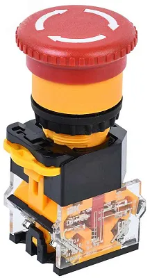 Кнопка D8-11ZS "Грибок" d=22мм 1з+1р пов. с фик. красная ИЭК