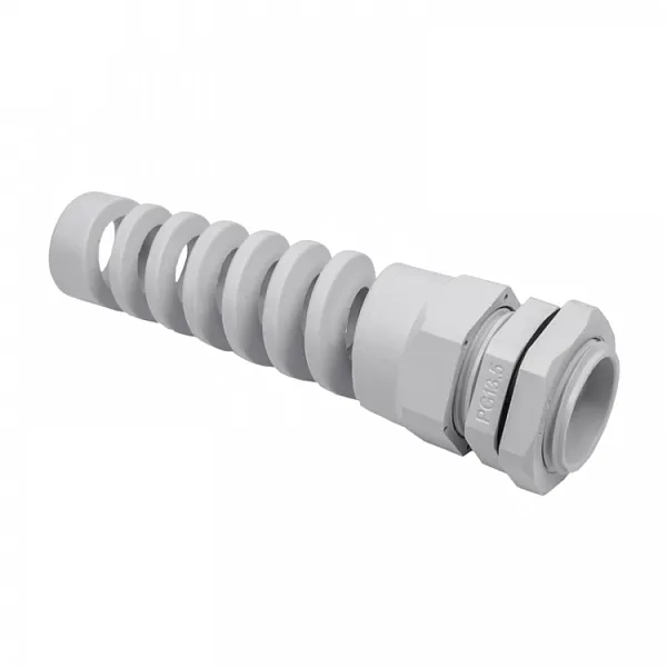 Кабельный ввод ВКС-ПР-PG13.5-12-L9 серый IP68 ГОФРОМАТИК