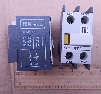 Приставка ПКИ-11 доп.контакты 1NO+1NC ИЭК