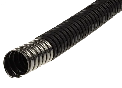 Металлорукав из нержавеющей стали в ПВХ изоляции Р3-НП нг 50 (15 м/уп.) В1,5 ГОФРОМАТИК