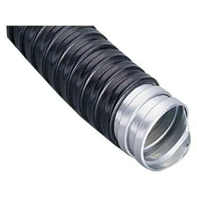 Металлорукав в ПВХ изоляции РЗ-ЦП нг LS 12 (50 м/уп.) с протяжкой ГОФРОМАТИК