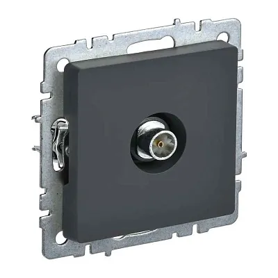 ИЭК Брайт Роз. TV оконечная РТВ11-0-БрГ графит