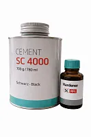 Клей Cement SC 4000, 700 гр. Черный с отвердителем