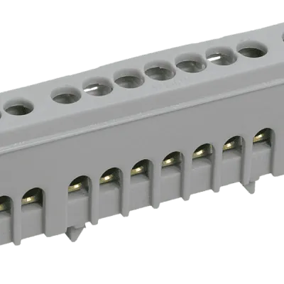 Шина в корпусе L "фаза" в корп изол на DIN-рейку ШНИ-6x9-8-К-Ср ИЭК