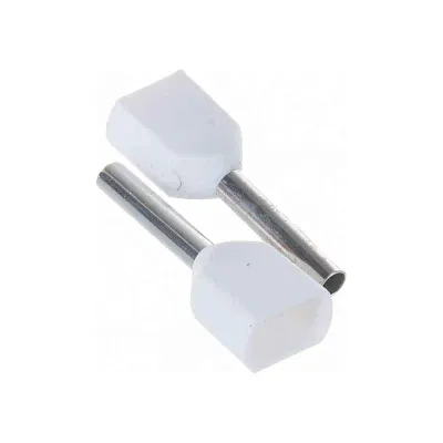 Наконечник-гильза НШвИ2  0,75-10 белый (100 шт) (НГИ)  ИЭК РФ