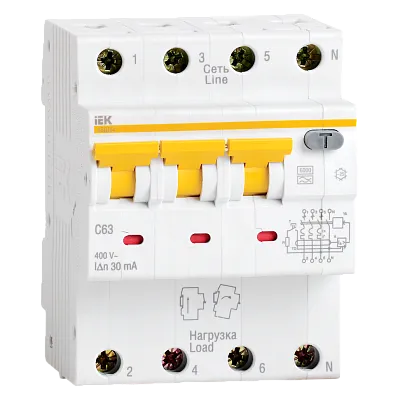 Авт.диф. 4п 32А  30мА 6кА АВДТ 34 ИЭК