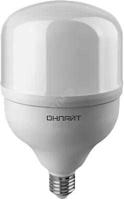 Лампа ЛЕД  E27/Е40  50Вт 4К OLL-T125-50-230-840-E27Е40 ОНЛАЙТ 82904