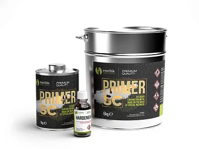 Двухкомпонентная грунтовка Primer SC в жестяной банке 1 кг