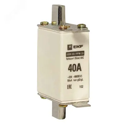 Предоxр.ППН-33-Г.00  (40A) плавкая вставка, ИЭК РФ